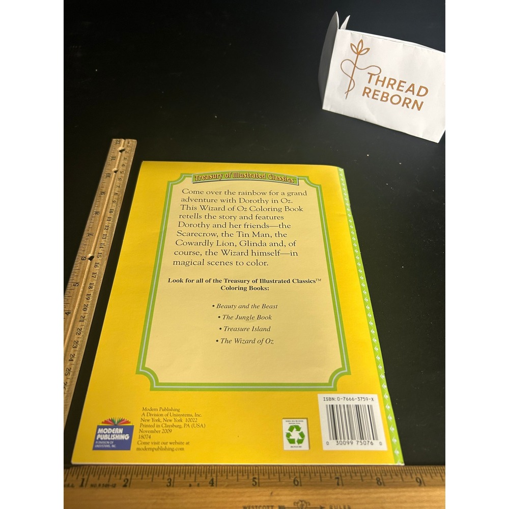 Wizard of Oz Coloring Book‎ Treasury of Illustrated Classics Modern